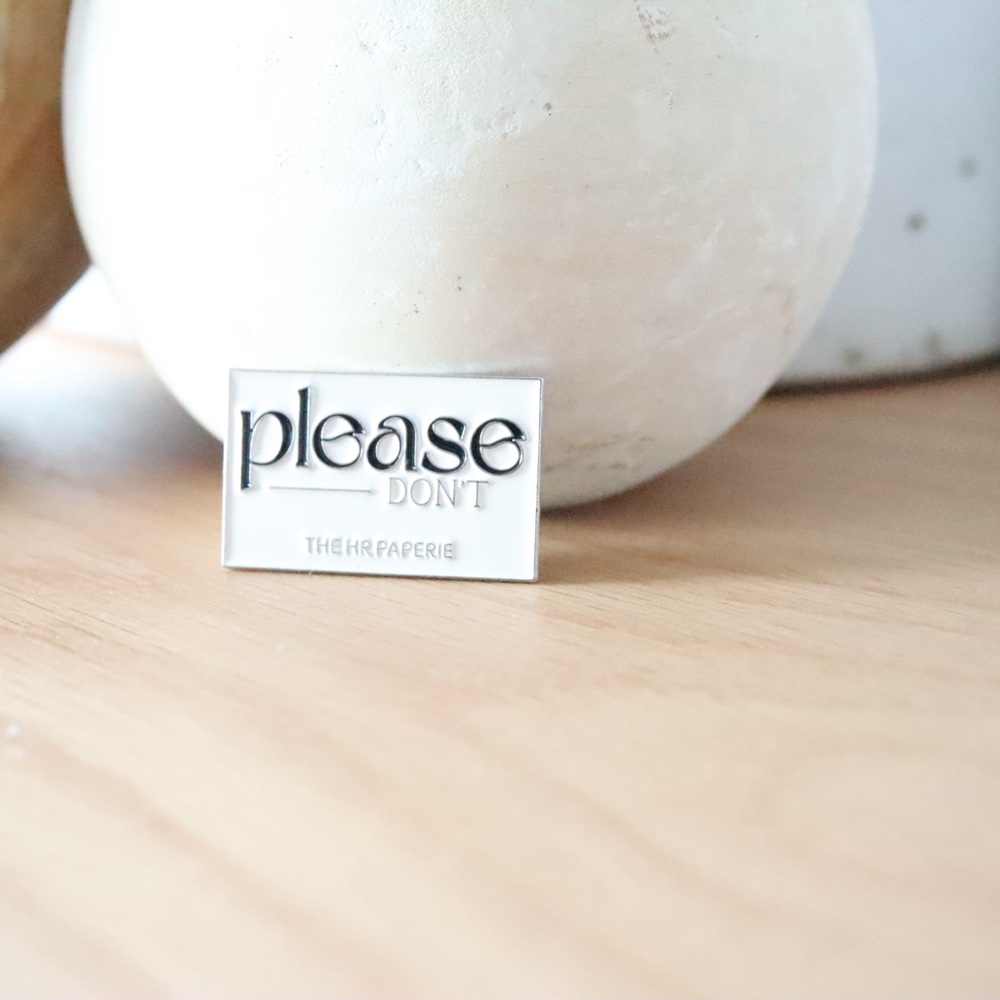 The HR Paperie Enamel Pin Collection